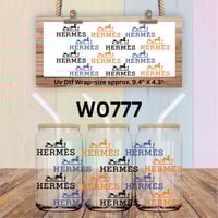 Image 10 of Choice of 10 Inspired Double Sided Uv Dtf Wraps Luxury Brand