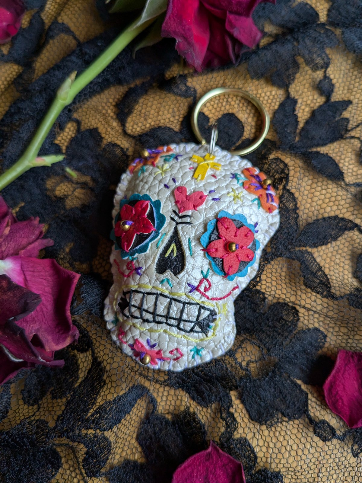 Image of Sugar Skull Keyring