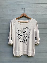 Image of Bats, Snakes, + Spiders Pullover, Loose Fitting