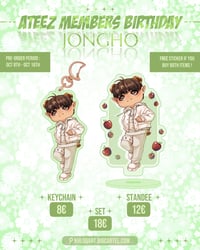 JONGHO birthday KEYCHAIN and STANDEE | PRE-ORDER