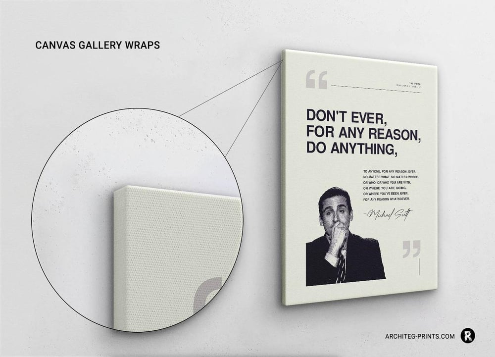 The Office - Michael Scott TV Show Quote Poster