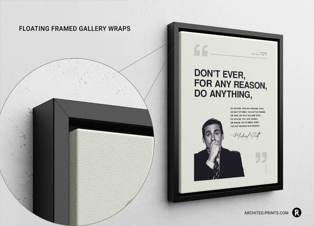 The Office - Michael Scott TV Show Quote Poster