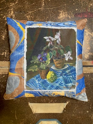 Image of collage pillow - no. 01