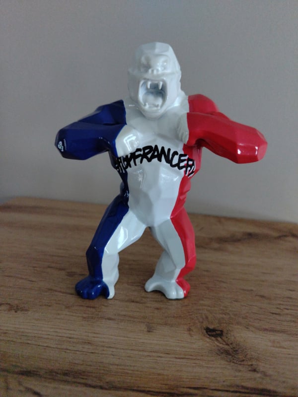 Richard Orlinski Kong Bleu Blanc Rouge Grand Prix Formule 1 de France 2019 Numéroté