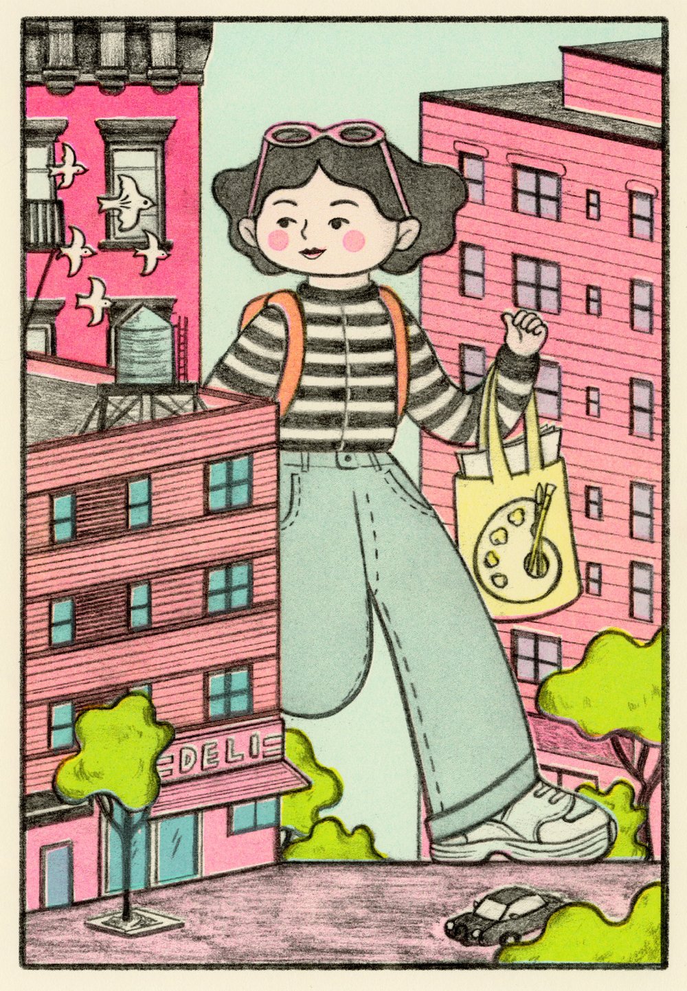 Image of Riso Print Walk in NYC