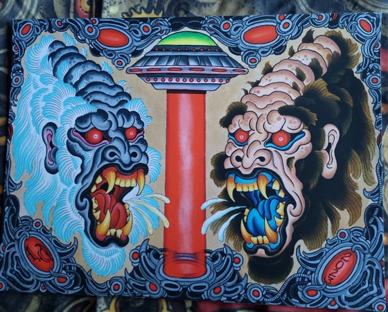 Image of Sasquatch Yeti Faceoff