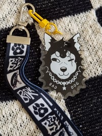 Image 3 of Bad Dog Club Lanyard Keychain