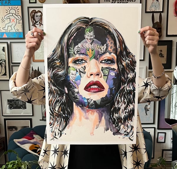 Sandra Chevrier La Cage et l’extérieur des ténèbres Sérigraphie signée numérotée Print