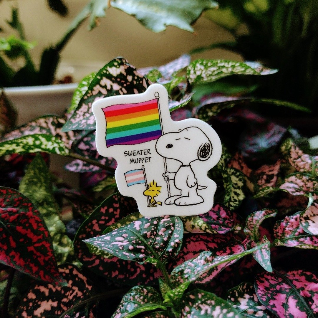 Snoopy rainbow sweater hotsell