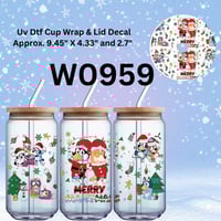 Image 13 of Choice of 19 Bluey Single & Double Sided Uv Dtf Cup Wraps & Decals