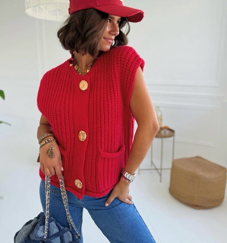 Image of Red waistcoat
