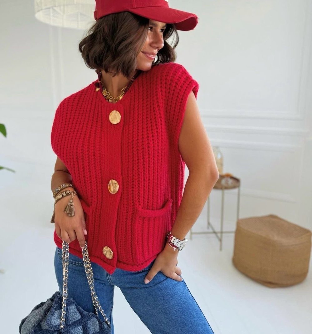 Image of Red waistcoat