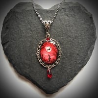 Image 2 of Vampire's Moon Cameo Necklace