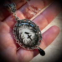 Image 3 of Gloomy Wood Cameo Necklace