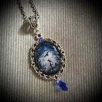 Image 2 of Midnight Moon Cameo Necklace