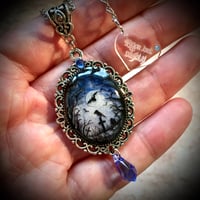 Image 4 of Midnight Moon Cameo Necklace