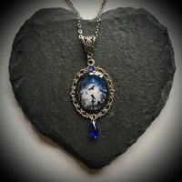 Image 3 of Midnight Moon Cameo Necklace