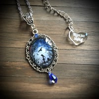 Image 1 of Midnight Moon Cameo Necklace