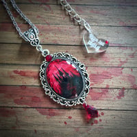 Image 3 of Vampire Castle Cameo Necklace