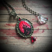 Image 2 of Vampire Castle Cameo Necklace