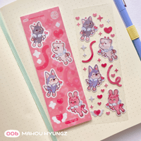 Image 1 of Mahou Hyungz sticker sheet 