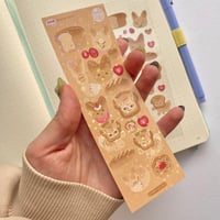 Image 3 of Bread Fox sticker sheet