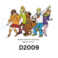 Image 2 of Choice of 3 Scooby & Mystery Machine Van Double Sided Uv Dtf Wrap & Decals