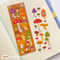 Image 1 of Mushroom sticker sheet