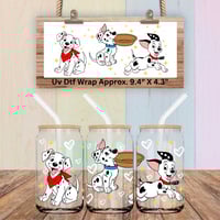 Double Sided Uv Dtf Wrap Dalmation Puppies 1017