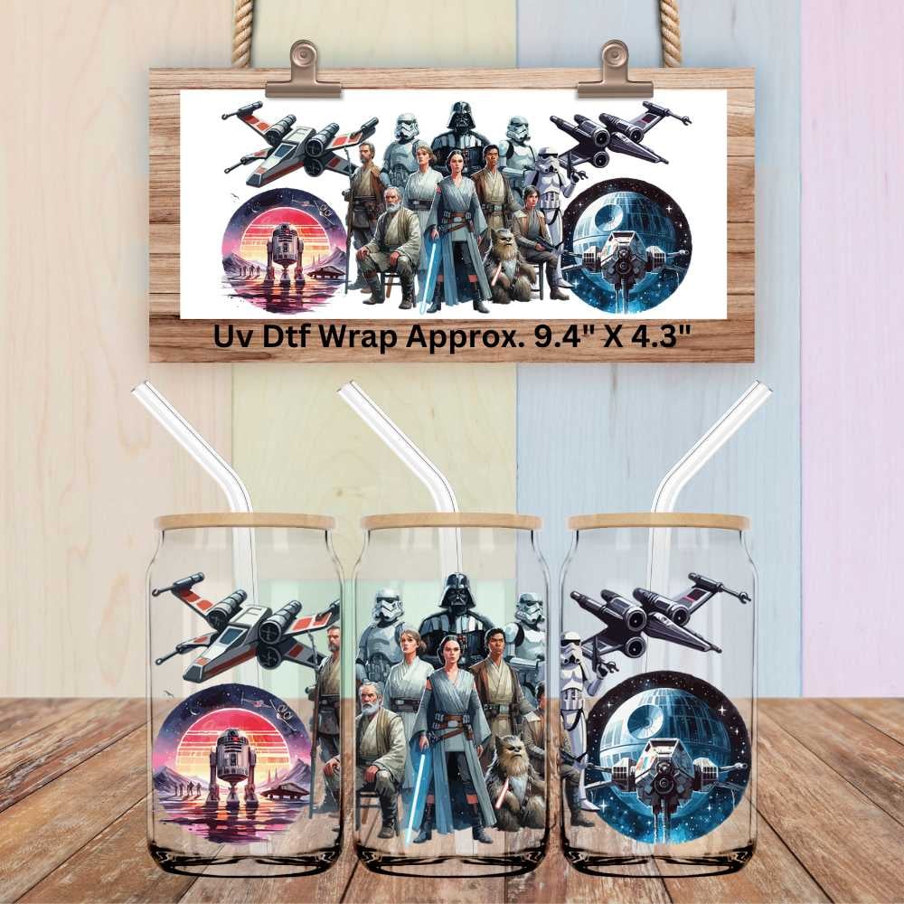 Image of Star Wars Uv Dtf Wrap Single Sided   W0799
