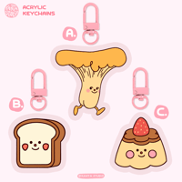 Image 3 of Cuties acrylic keychains