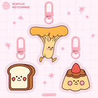 Image 2 of Cuties acrylic keychains
