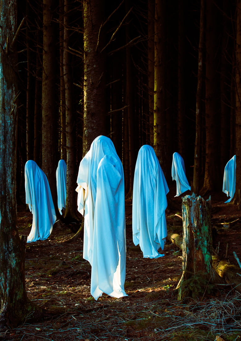 Image of A4 Print (defective) - Forest Ghosts