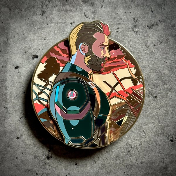 Image of STEVE DELUXE (2-LAYER PIN)