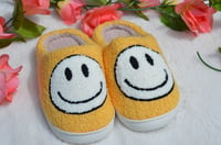 Cozy Smiley Face Slippers