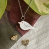 White Raven Stainless Steel Necklaces