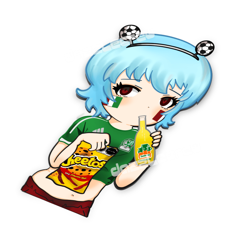 Image of Rei in Mexico sticker