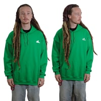 Classic Logo Hood (White on Green)