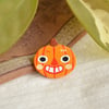 Pumpkin Friend Clay Pin