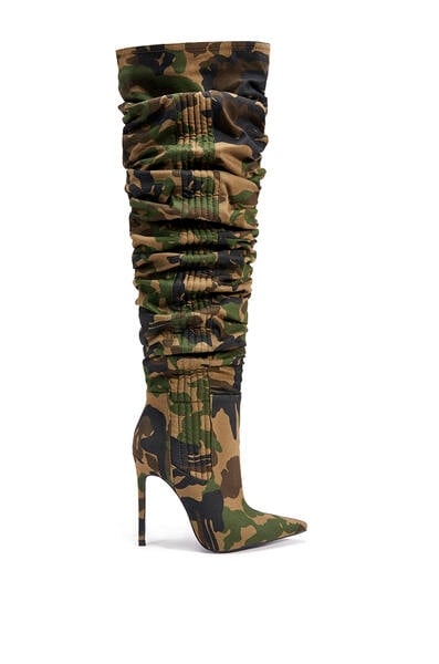 Image of Greer Camo Stiletto Boot