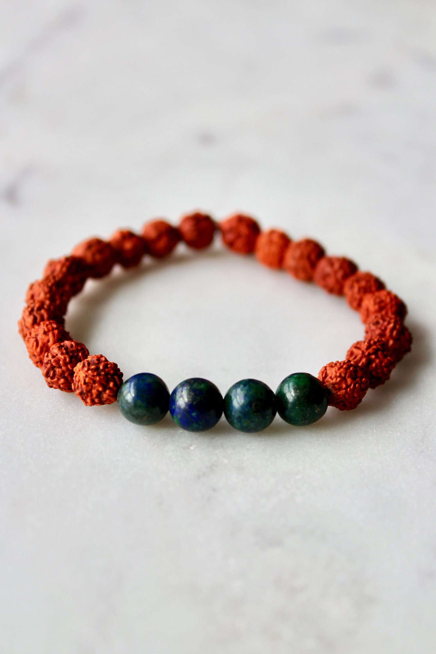 Image of Azurite Wrist Mala