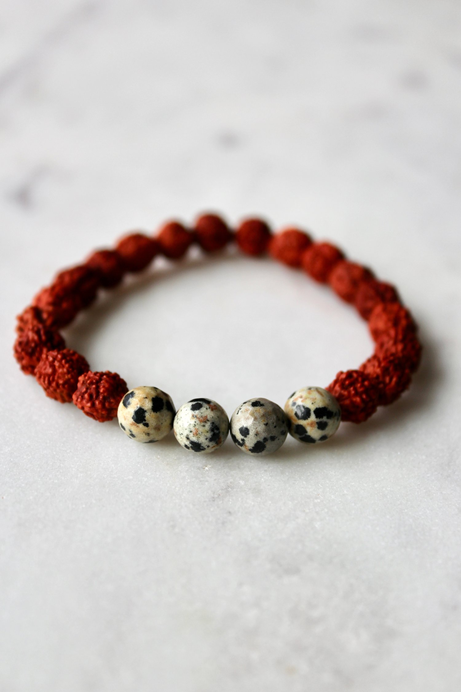 Image of Dalmatian Jasper Wrist Mala