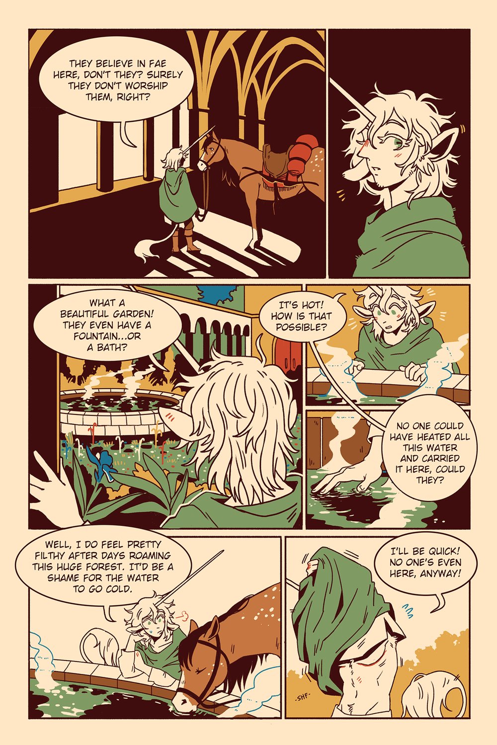 Unicorn, Hunted Comics (Chapters 1 and 2)