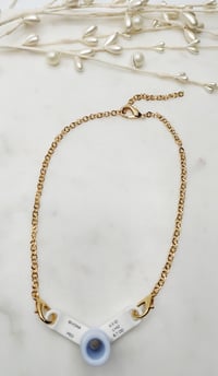 Image 3 of Trach Ties, Beaded Trach Ties , Adjustable, Trach Chain, Beaded, Trach Collar Tube Holder, Men or...