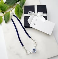 Image 5 of Trach Ties, Beaded Trach Ties , Adjustable, Trach Chain, Beaded, Trach Collar Tube Holder ...  (S...