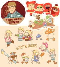 Image 3 of Dungeon Meshi Stickers