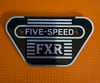 FXR  FIVE-SPEED  TRIM PLATE ( ALUMINUM )