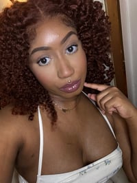 Image 1 of Unice Ginger Curly Glueless Wig 