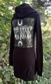 OOAK MEDIUM FOREST CREATURE HOODED ZIP DRESS