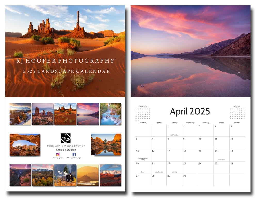 Image of 2025 Landscape Calendar